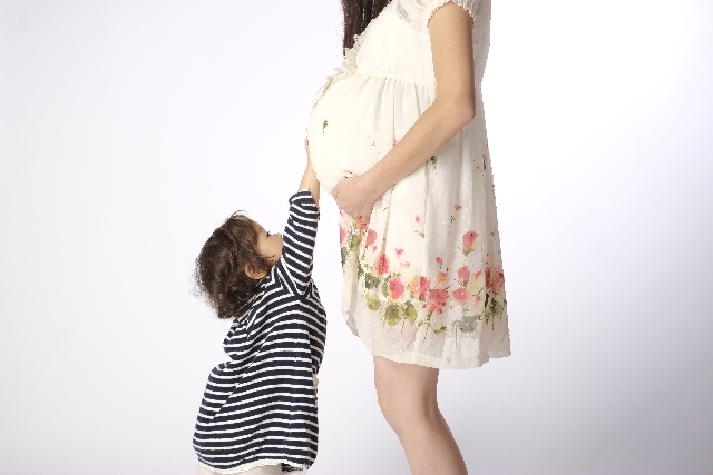妊婦と子供