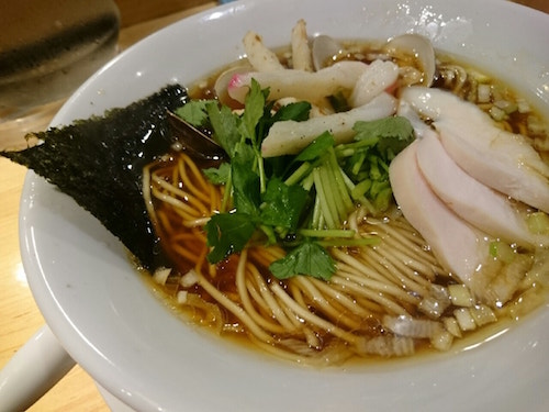 銀座ラーメンむぎとオリーブ