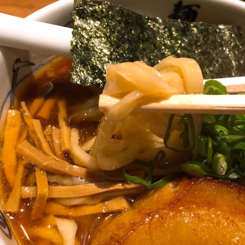 麺屋武蔵本店角煮ラーメン麺