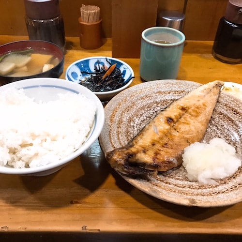 近江や焼きサバ定食