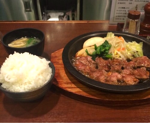 牛の家ハラミステーキディナー池袋