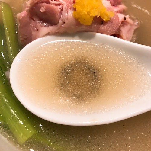 真鯛ラーメン麺魚スープ